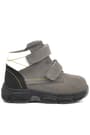 Rakerplus Genuine Leather Gray Nubuck Babies Sports Boots Shoes
