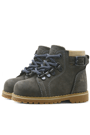 Rakerplus Griffon Furred Genuine Leather Gray Baby Boots