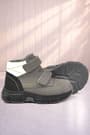 Rakerplus Genuine Leather Gray Nubuck Babies Sports Boots Shoes