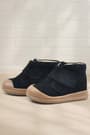 Rakerplus Yoohoo Genuine Leather Black Unisex Baby Boots