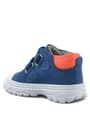 Rakerplus Tails Genuine Leaher Navy Blue Kids Sport Boots
