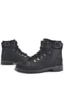 Rakerplus Griffon Black Genuine Leather Zipper Boy Boots