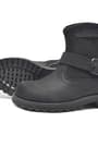 Rakerplus Black Genuine Leather Zipper Kids Boots's Boots