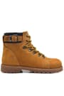 Rakerplus Griffon Genuine Leather Yellow Zipped Kids Winter Boots