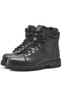 Rakerplus Griffon Black Genuine Leather Zipped Kids Boots