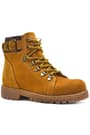 Rakerplus Griffon Genuine Leather Yellow Children's Zippered And Fury Boots