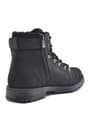 Rakerplus Griffon Black Genuine Leather Zipper Boy Boots
