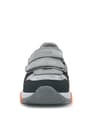 Rakerplus Hakiki Deri Gri Siyah Çocuk Sneakers Spor Ayakkabı