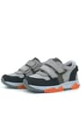 Rakerplus Hakiki Deri Gri Siyah Çocuk Sneakers Spor Ayakkabı