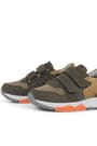 Rakerplus Genuine Leather Brown Kids School Sportts Shoes