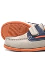 Rakerplus Simurg Genuine Leather Navy Blue Sand Color Boys' Shoes