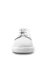 Rakerplus Genuine Leather White Lace-Up Boy's Casual Shoes