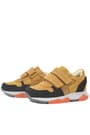 Rakerplus Genuine Leather Yellow Black Kids Sneakers Sports Shoes