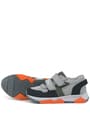 Rakerplus Hakiki Deri Gri Siyah Çocuk Sneakers Spor Ayakkabı