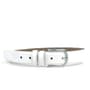 Rakerplus White Leather Boys Classic Belt 3.5 cm (85 110cm)