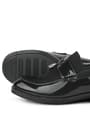Rakerplus Loafer Black Patent Leather Nubuk Men's Classical Kids Shoes