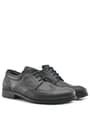 Rakerplus Titan Classic Black Genuine Leather Young Men Shoes
