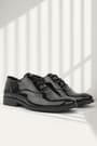 Rakerplus Smokin Black Rougan Patterned Laced Up Kids Classic Shoes