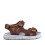 Rakerplus Flint Genuine Leather Claret Red Kids Sandals