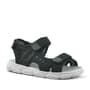 Rakerplus Flint Genuine Leather Black Kids Sandals