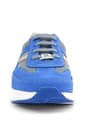 Rakerplus Genuine Leather Anatomic Saxe Blue Tabac Laced Up Kids Sports Shoes 3804-SXM.36