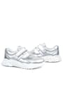 Rakerplus Genuine Leather Silver White Sole Girls' Sneakers Shoes X3730-GP.31