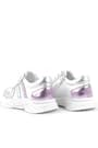 Rakerplus Hakiki Deri Gümüş Pembe Kalın Tabanlı Kız Çocuk Sneakers Ayakkabı 3730-GBP.26