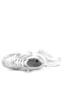 Rakerplus Hakiki Deri Gümüş Pembe Kalın Tabanlı Kız Çocuk Sneakers Ayakkabı 3730-GBP.26