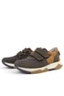Rakerplus Genuine Leather Dark Brown Kids Sneakers Sports Shoes 3880-KKTA.31