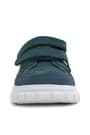 Rakerplus Genuine Leather Dark Green Velcro Casual Sports Kids School Shoes 4506-KYL.26