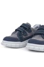 Rakerplus Genuine Leather Navy Blue Banded Kids Sport School Shoes 4506-LGRK.31