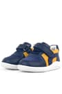 Rakerplus Genuine Leather Navy Blue Yellow Anatomic Baby Sports Shoes R800-LSA.19