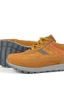Rakerplus Yellow Genuine Leather Boy's Sports School Shoe Lace Up 3800-SAG-DERI.26