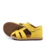 Rakerplus Genuine Leather Yellow Velcro Baby Sandals