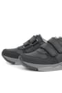 Rakerplus Black Genuine Leather Sportts School Shoes For Kids 3880-SS.26