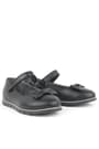 Rakerplus Genuine Leather Matte Black Flat Shoes Girls Flat Shoestes Flat Shoes 100-S1-DERI.25