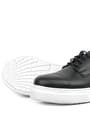 Rakerplus Genuine Leather Black High Sole Kids Classic Shoes 3025-S1-B-DERI.36