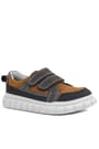Rakerplus Genuine Leather Tabac Velcro Kids Casual Sports School Shoes 4506-STABK.26