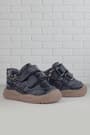 Rakerplus Schaggy Genuine Leather Black Patent Leather Baby Sports Shoes