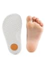 Rakerplus Bob Hakiki Deri Pembe Mavi Barefoot Cırtlı Lastikli Bebek Sneaker Ayakkabı