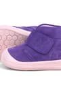 Rakerplus Yoohoo Genuine Leather Purple Powder Color Banded Baby Girl Boots