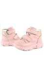 Rakerplus Genuine Leather Baby Girls Pink Boots
