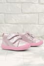Rakerplus Raya Genuine Leather Pink Glittery Velcro Baby Girl Boots