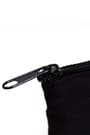 Rakerplus Black 21x10 cm Zippered Gabardine Fabric Pencil Case