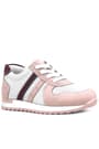 Rakerplus Genuine Leather Pink Casual Sports Shoes for Girls
