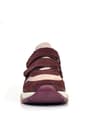 Rakerplus Hakiki Deri Pudra Bordo Çocuk Sneakers Spor Ayakkabı