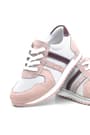 Rakerplus Genuine Leather Pink Casual Sports Shoes for Girls