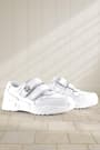 Rakerplus Genuine Leather White Flower Detailed Girls' Sports Shoes