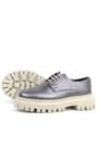 Rakerplus Platinum Genuine Leather Laced Up Women's Oxford Casual Shoes
