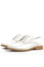 Rakerplus Cream Patient Leather Laced Up Boys School Shoes 3020-KR-B.26